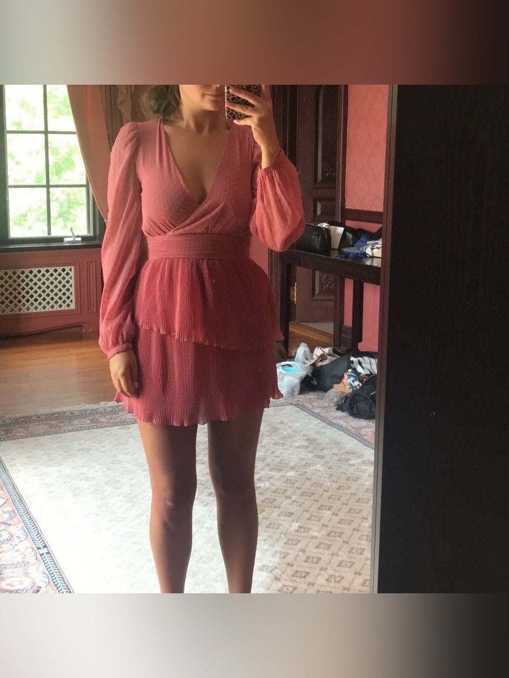 Zara Ruffle Mini Dress - Picture 4 of 4